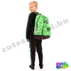 Minecraft kukucs itt a Creeper zöld iskolatáska