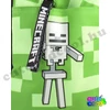 Minecraft kukucs itt a Creeper zöld iskolatáska