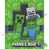 Minecraft zöld húzózsinóros tornazsák