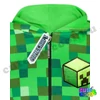 Minecraft Creeper mintás cipzáros kapucnis pulóver