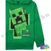 Minecraft kirobbanó Creeper zöld kapucnis pulóver