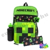 Minecraft Creeper és TNT 5 darabos Iskolatáska szett