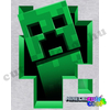 Minecraft kirobbanó Creeper szürke póló