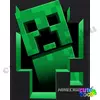 Minecraft kirobbanó Creeper fekete póló