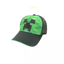 Minecraft Creeper hálós baseball sapka