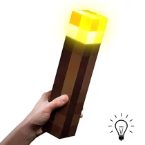 minecraft fáklya lámpás falraszerelhető hangulatfény