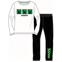 Minecraft Creeper Trio hosszú ujjú pizsama
