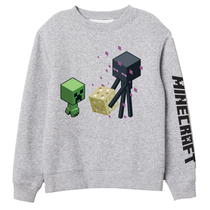 Minecraft Enderman és Creeper pulóver