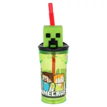 minecraftos topper figurás gyerek pohár