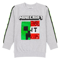 Minecraft simiflitteres gyerek pulóver