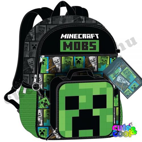 Minecraft Mob 5 darabos iskolatáska szett