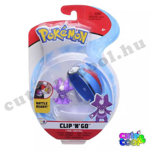 Pokémon figura pokélabdával