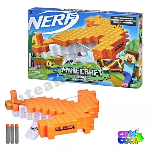 minecraft nerf jáétkfegyver számszeríj