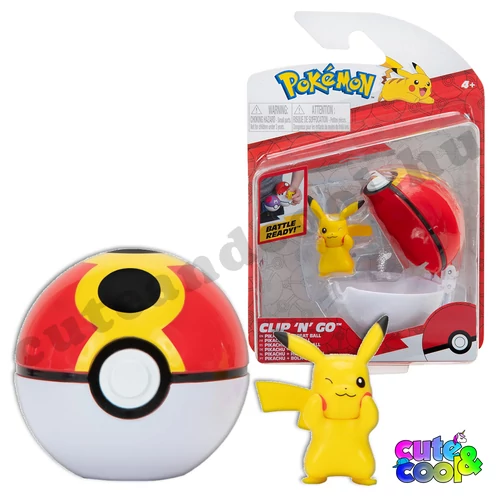 pikachus pokélabdás játékfigura