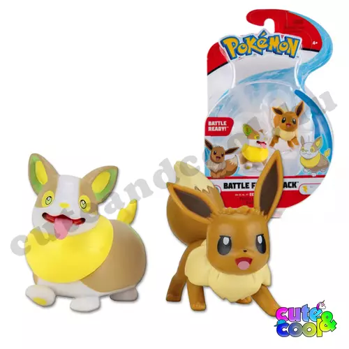 eevee és yamper pokémon figurák