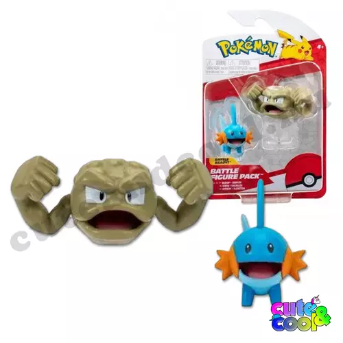 geodude és mudkip pokémon figurák