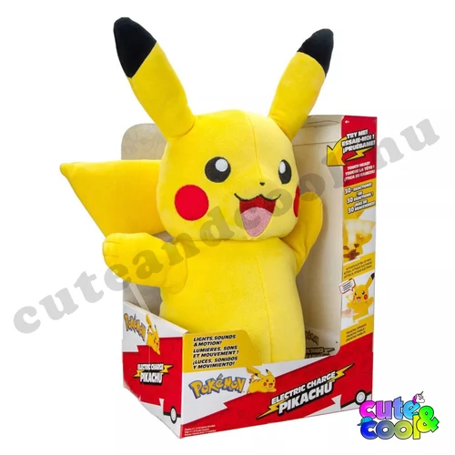 interaktív pokémon pikachu plüss barát