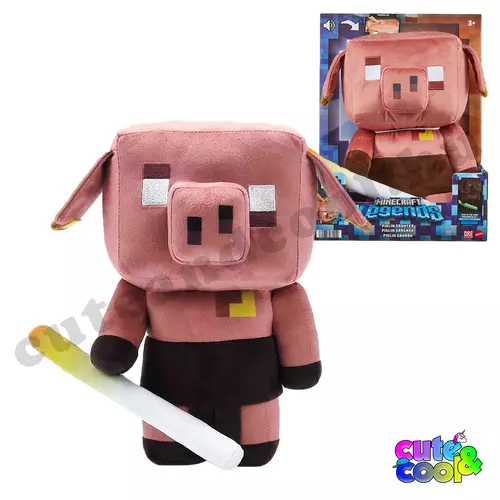 minecraft piglin plüss figura