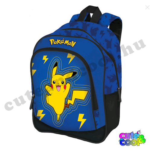 Pokémon Pikachu kék hátizsák-iskolatáska