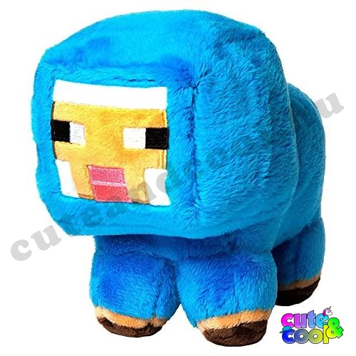 Minecraft kék színű Bárány plüss 14cm