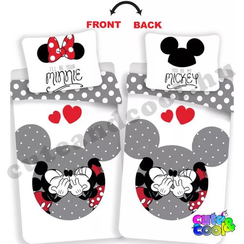 Minnie&Mickey Be Mine ágyneműhuzat - Pamut