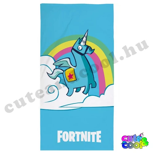 Fortnite Unikornis strandtörölköző - Pamut