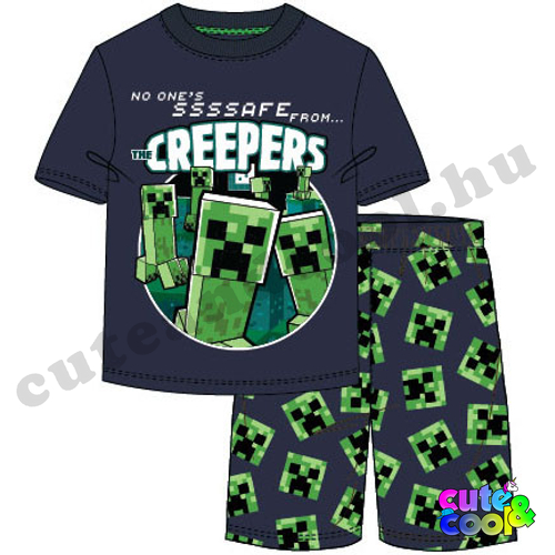 Minecraft Creeper gyerek pizsama