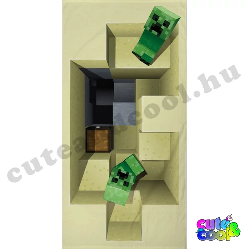 Minecraft strandtörölköző, fürdőlepedő - Pamut