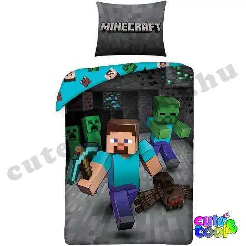 Minecraft ágyneműszett stevevel