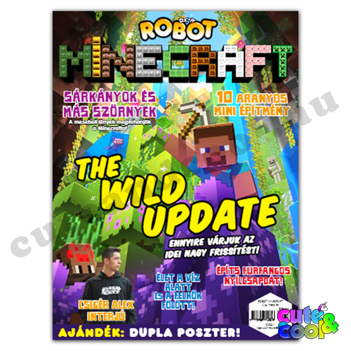 Minecraftos gyerek magazin