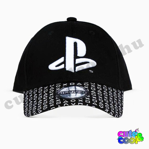 PlayStation controller ikonos fekete baseball sapka
