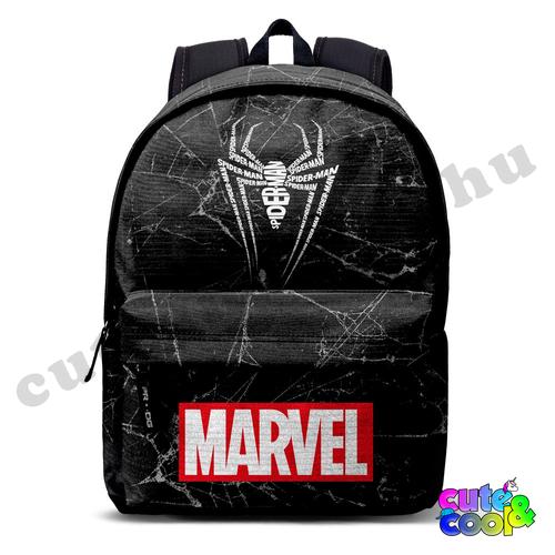 Marvel Pókember USB csatlakozós ergonomikus iskolatáska