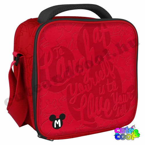 Mickey piros uzsonnás táska