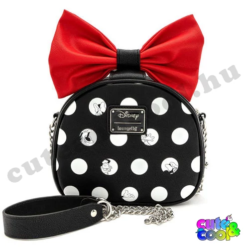 Loungefly X Disney Minnie Mouse pöttyös-masnis válltáska, táska
