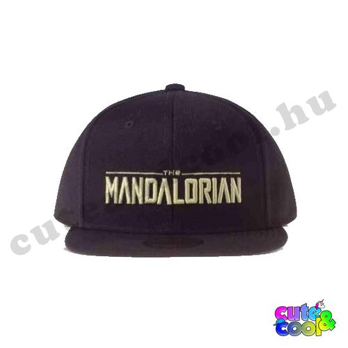 Star Wars Mandalorian fekete snapback sapka