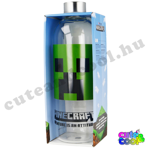 Minecraft vizes üveg palack 1l