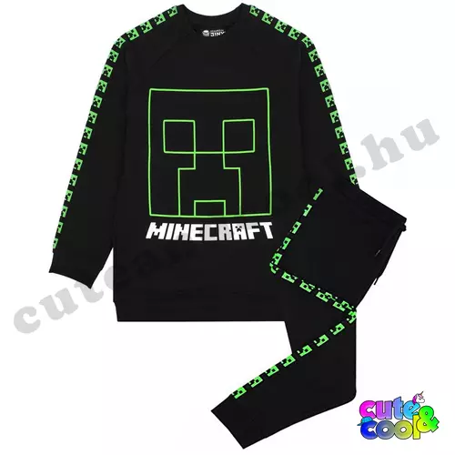 Minecraft Creeper pamut melegítő szett