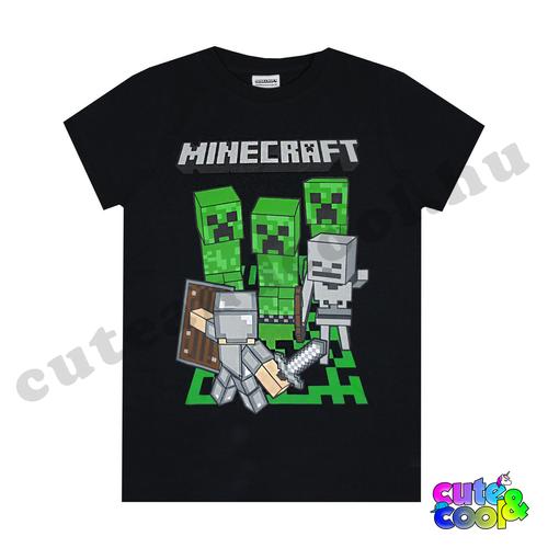 Minecraft Steve és a Creeperek Harca Póló