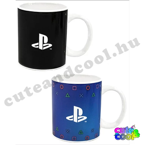 playstation hőre-változó bögre